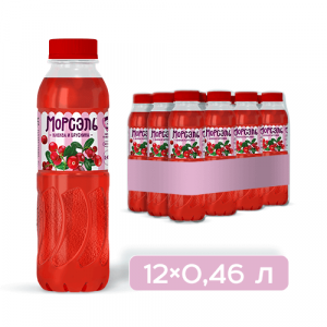Напиток МОРСЭЛЬ  клюква-брусника 0,46л