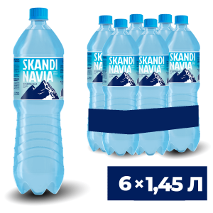 Скандинавия. Пит.вода КМ негаз. 1,45л.