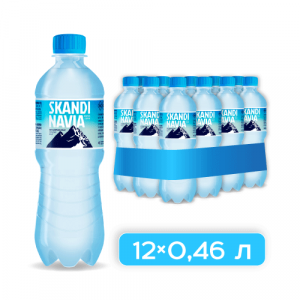 Скандинавия. Пит.вода КМ негаз. 0,46л.