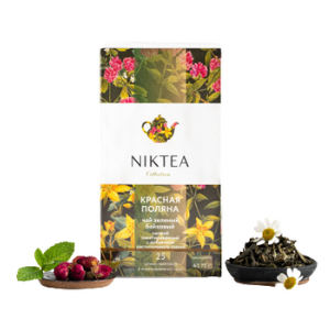 Чай Niktea, Красная поляна, с растит.сырьем, 25 пак.