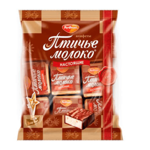 Конфеты Птичье молоко слив. ваниль., Рот Фронт, 225 гр