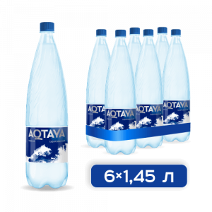 AQTAYA. Пит. вода газ. 1,45 л.